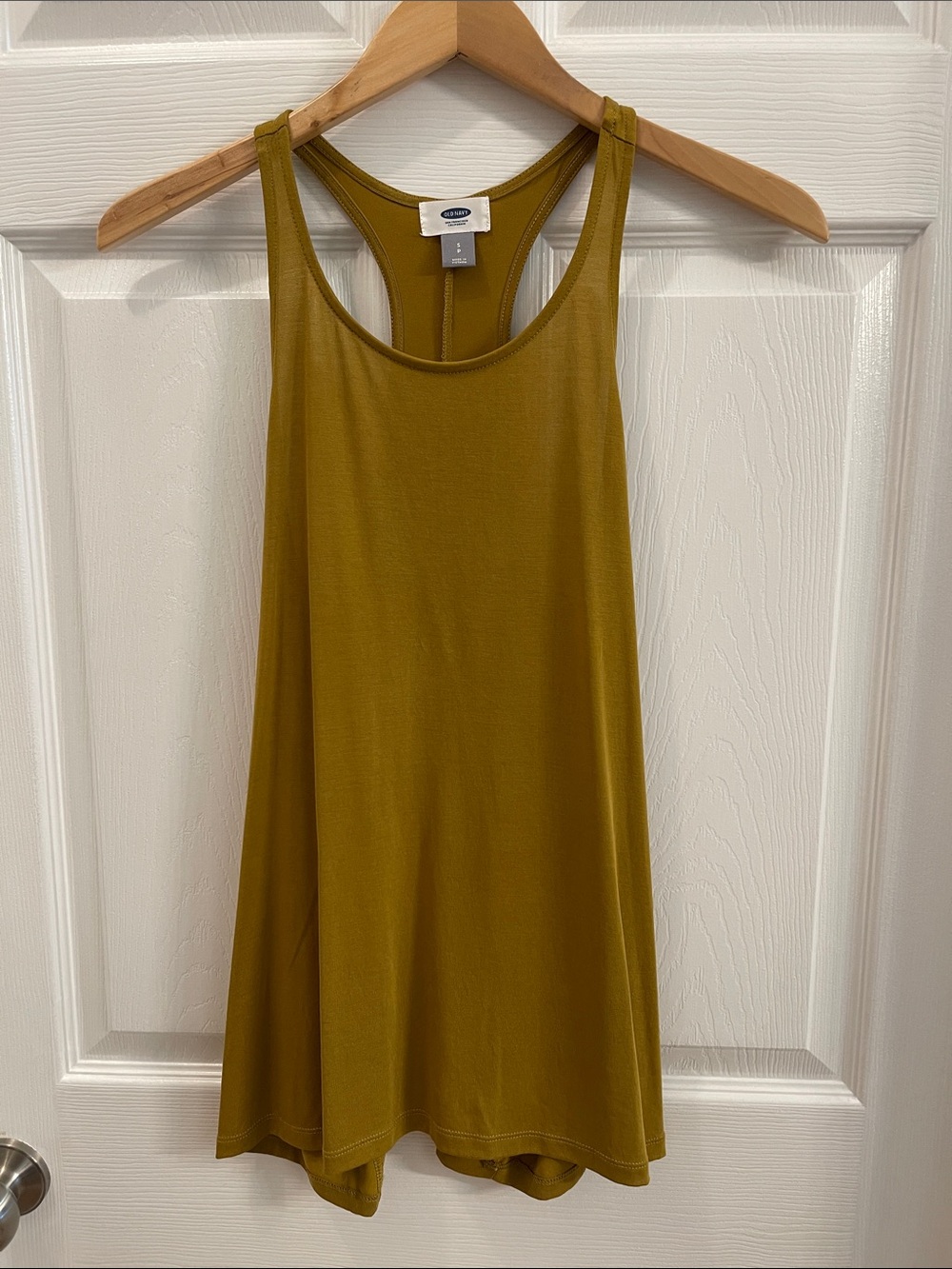 Old Navy Olive Racerback Tank Top Small